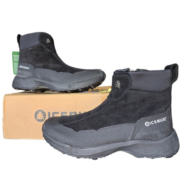 Icebug Metro2 W BUGrip Black Winter Snow Ankle Boots Women's US 8 EUR 39 - Picture 1 of 8